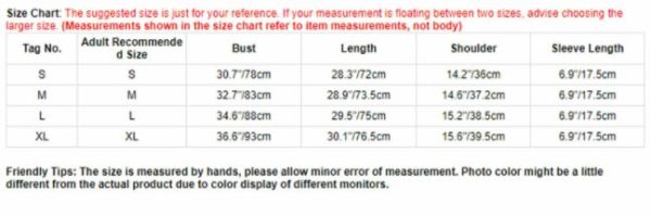 Bear Chest Red sizing